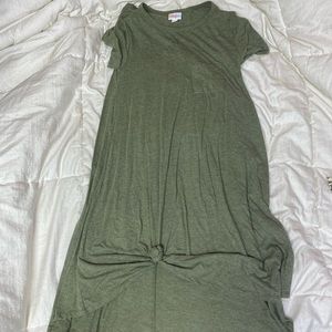 Olive green lula roe Carly dress!